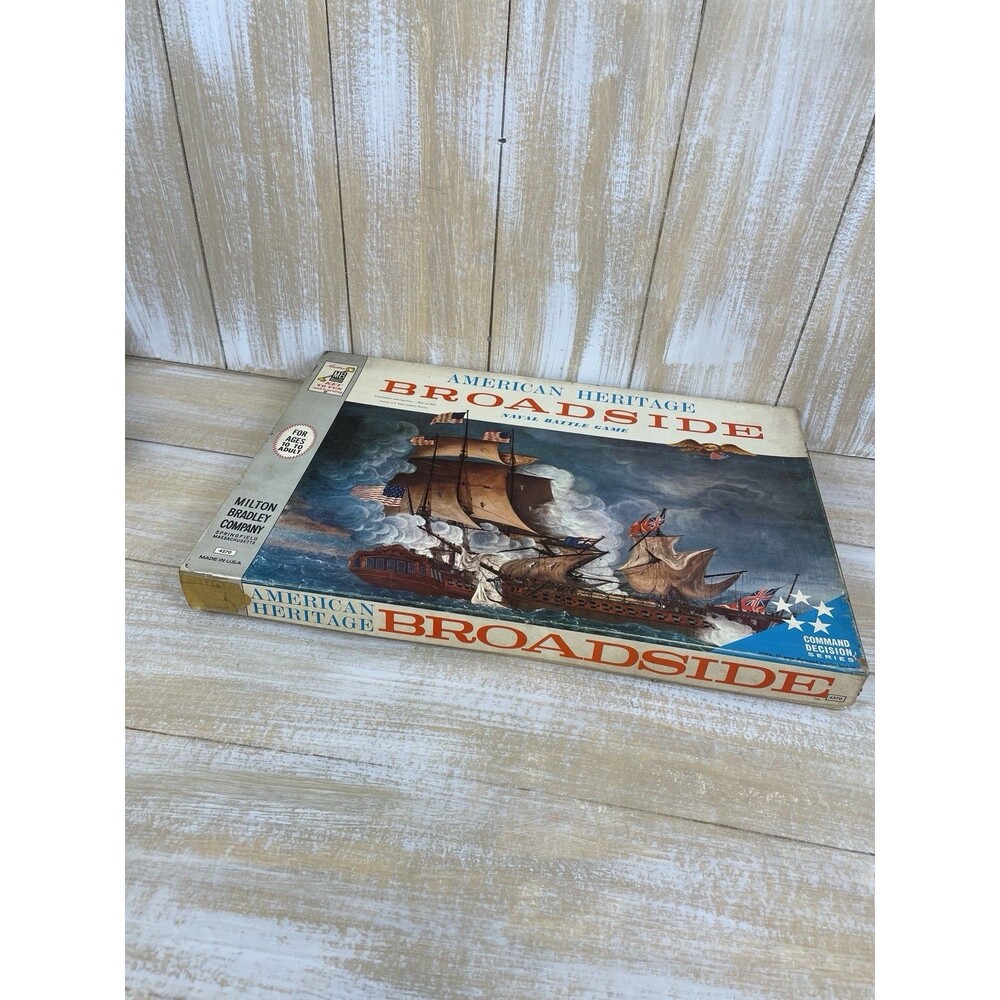 American Heritage Broadside Naval Battle Board Game #4270 MB 1962 Complete - Picture 7 of 16